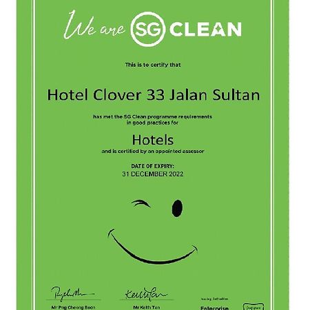 Hotel Clover 33 Jalan Sultan Singapur Exterior foto